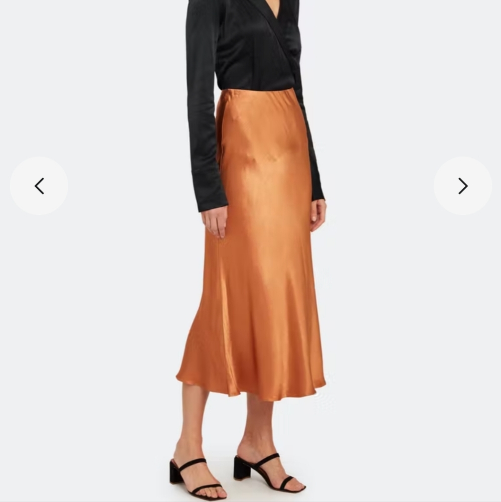 BEC & BRIDGE Lana midi skirt sz 10 in caramel - Picture 3 of 14